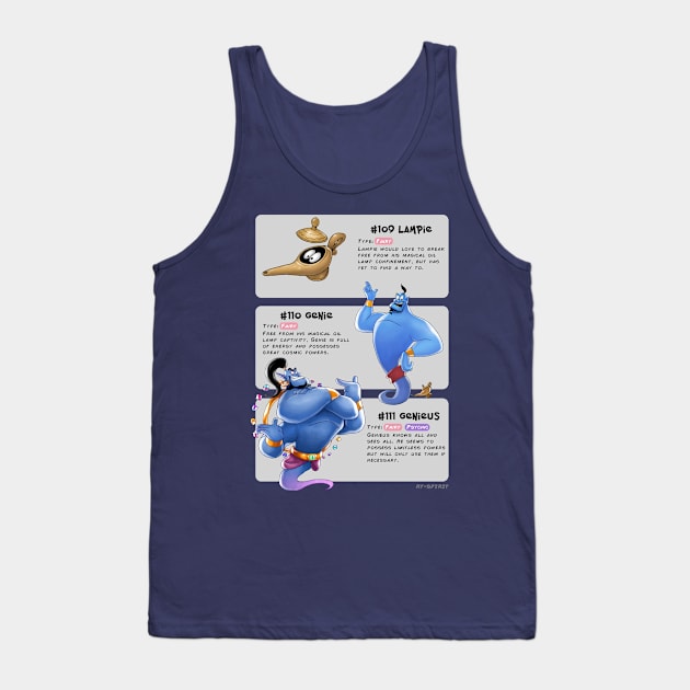 Genie Evolutions Tank Top by disneyevolutions